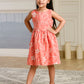 Albion Premium Girls Jilax Peach Frock