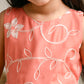 Albion Premium Girls Jilax Peach Frock