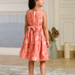 Albion Premium Girls Jilax Peach Frock