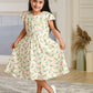 Albion Premium Girls Archana Peach Frock