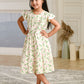 Albion Premium Girls Archana Peach Frock
