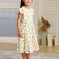 Albion Premium Girls Archana Peach Frock