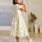 Albion Premium Girls Archana Peach Frock