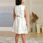 Albion Premium Girls Napoleon White Frock
