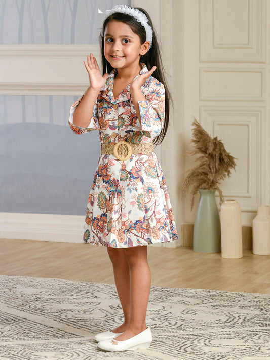 Albion Premium Girls Saloni Multi Frock