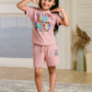 Albion Premium Girls Set Muskan Onion Night Suit
