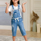 Albion Premium Girls Monday Closed Ice Dungarees