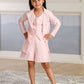 Albion Premium Girls Set Innocence Peach Skirt Top