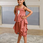 Albion Premium Girls Set Tiny Queen Pich Skirt Top