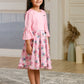 Albion Premium Girls Archana Pink Frock