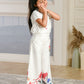 Albion Premium Girls Ethinic Innocence White Parallels Set