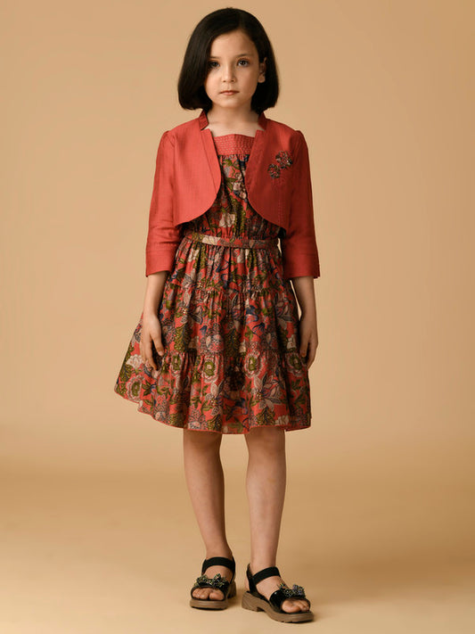 Albion Premium Girls Upper Coral Frock