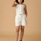 Albion Premium Girls Set White Skirt Top