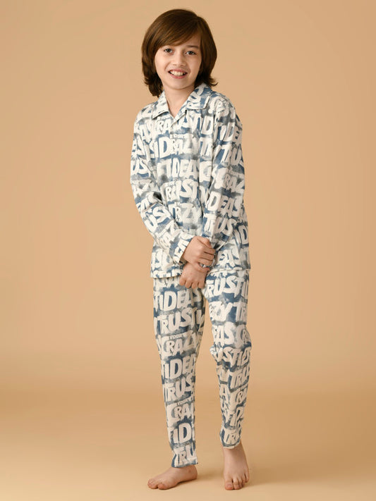 Albion Premium Boys Blue Night Suit