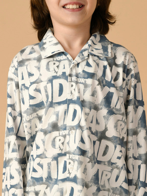 Albion Premium Boys Blue Night Suit