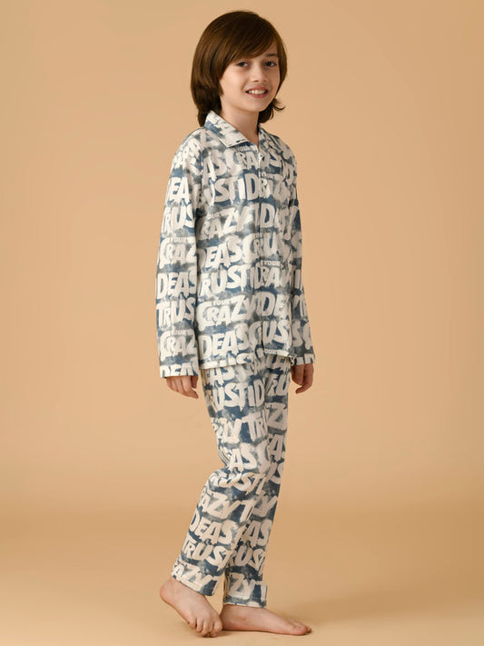 Albion Premium Boys Blue Night Suit