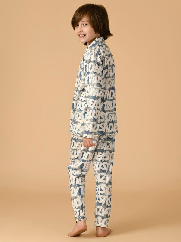 Albion Premium Boys Blue Night Suit