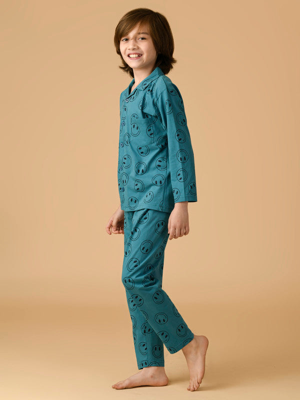 Albion Premium Boys Blue Night Suit
