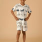 Albion Premium Boys White Co-ord set