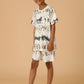 Albion Premium Boys White Co-ord set