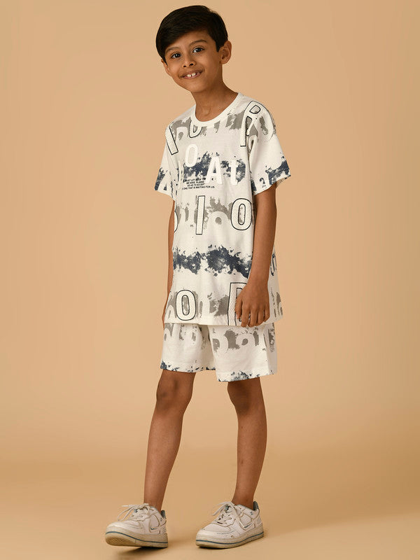 Albion Premium Boys White Co-ord set