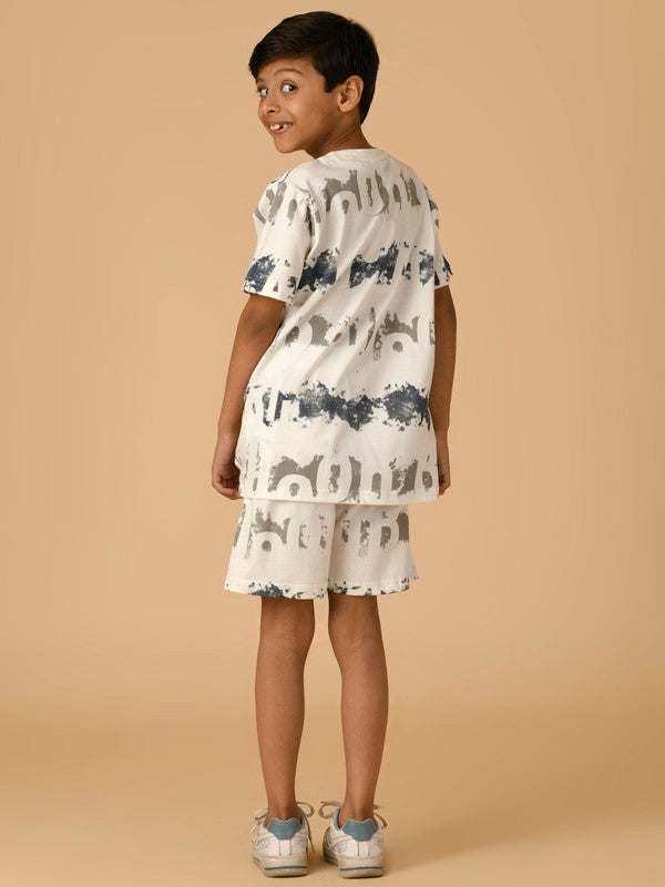 Albion Premium Boys White Co-ord set