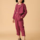 Albion Premium Girls Set Purple Skirt Top