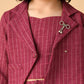 Albion Premium Girls Set Purple Skirt Top