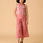 Albion Premium Girls Set Blue (Peach) Skirt Top