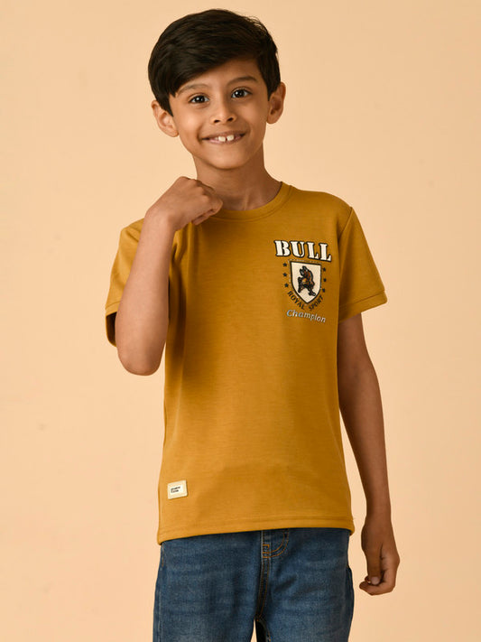 Albion Premium Boys Mustard T-shirt