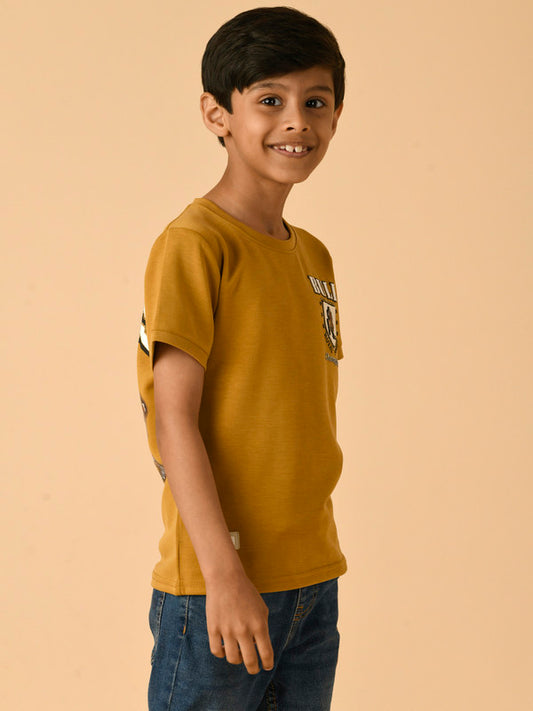Albion Premium Boys Mustard T-shirt