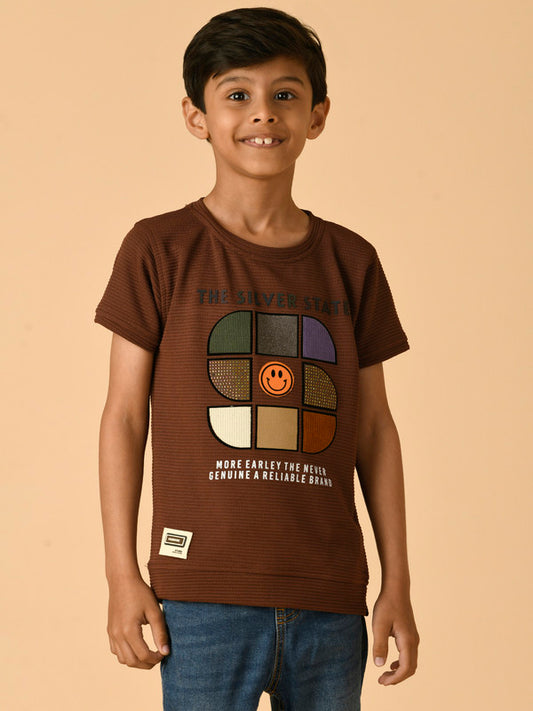 Albion Premium Boys Coffee T-shirt