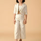 Albion Premium Girls Set Cream Skirt Top