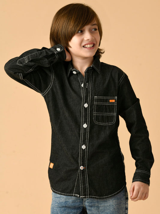Albion Premium Boys Upper Black Shirt