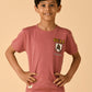 Albion Premium Boys Peach T-shirt