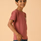 Albion Premium Boys Peach T-shirt