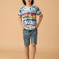 Albion Premium Boys S.blue T-shirt