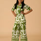 Albion Premium Girls Set Green Skirt Top
