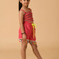 Albion Premium Girls B- Hot Pink Skirt Top