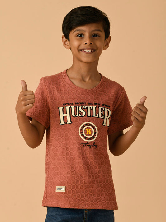 Albion Premium Boys Peach T-shirt