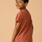 Albion Premium Boys Peach T-shirt