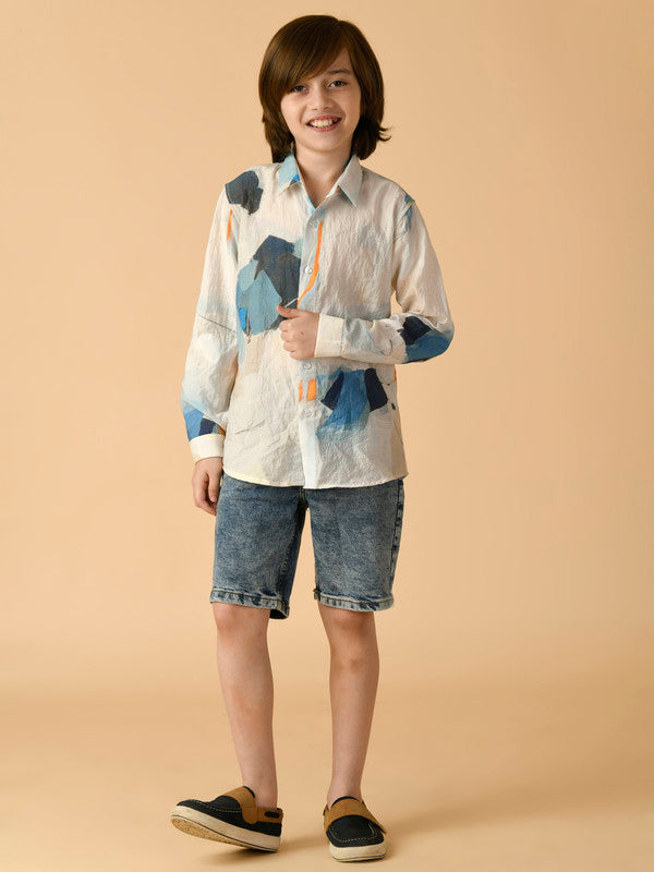 Albion Premium Boys Upper White Shirt