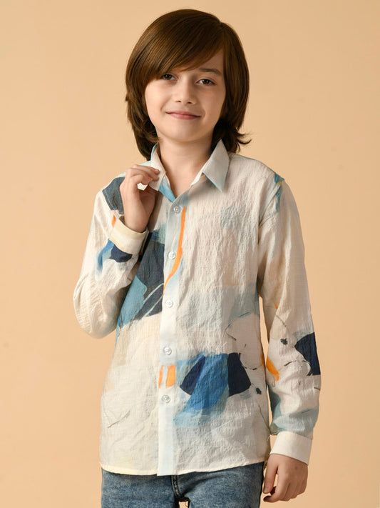 Albion Premium Boys Upper White Shirt