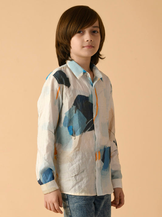 Albion Premium Boys Upper White Shirt