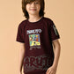 Albion Premium Boys Upper Mehroon T-shirt