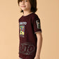 Albion Premium Boys Upper Mehroon T-shirt