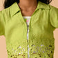 Albion Premium Girls Green Top