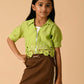 Albion Premium Girls Green Top