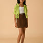 Albion Premium Girls Green Top