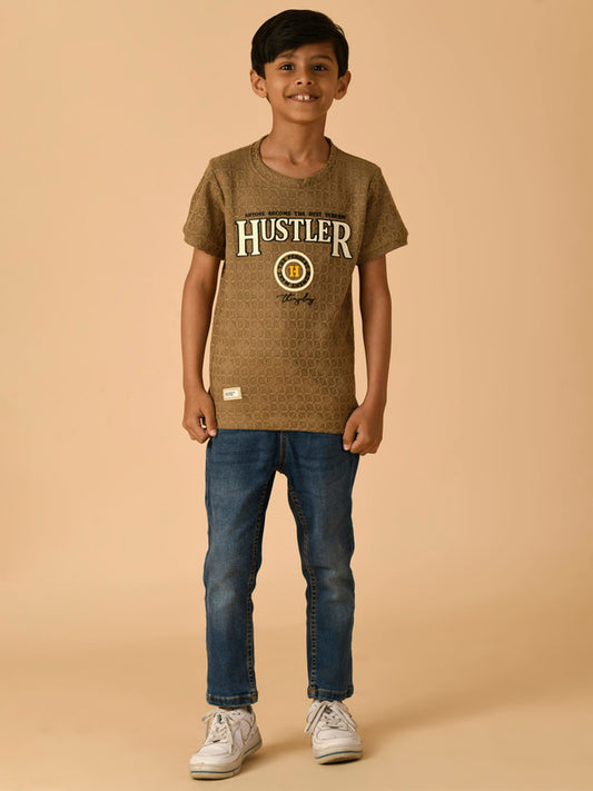 Albion Premium Boys Khaki T-shirt